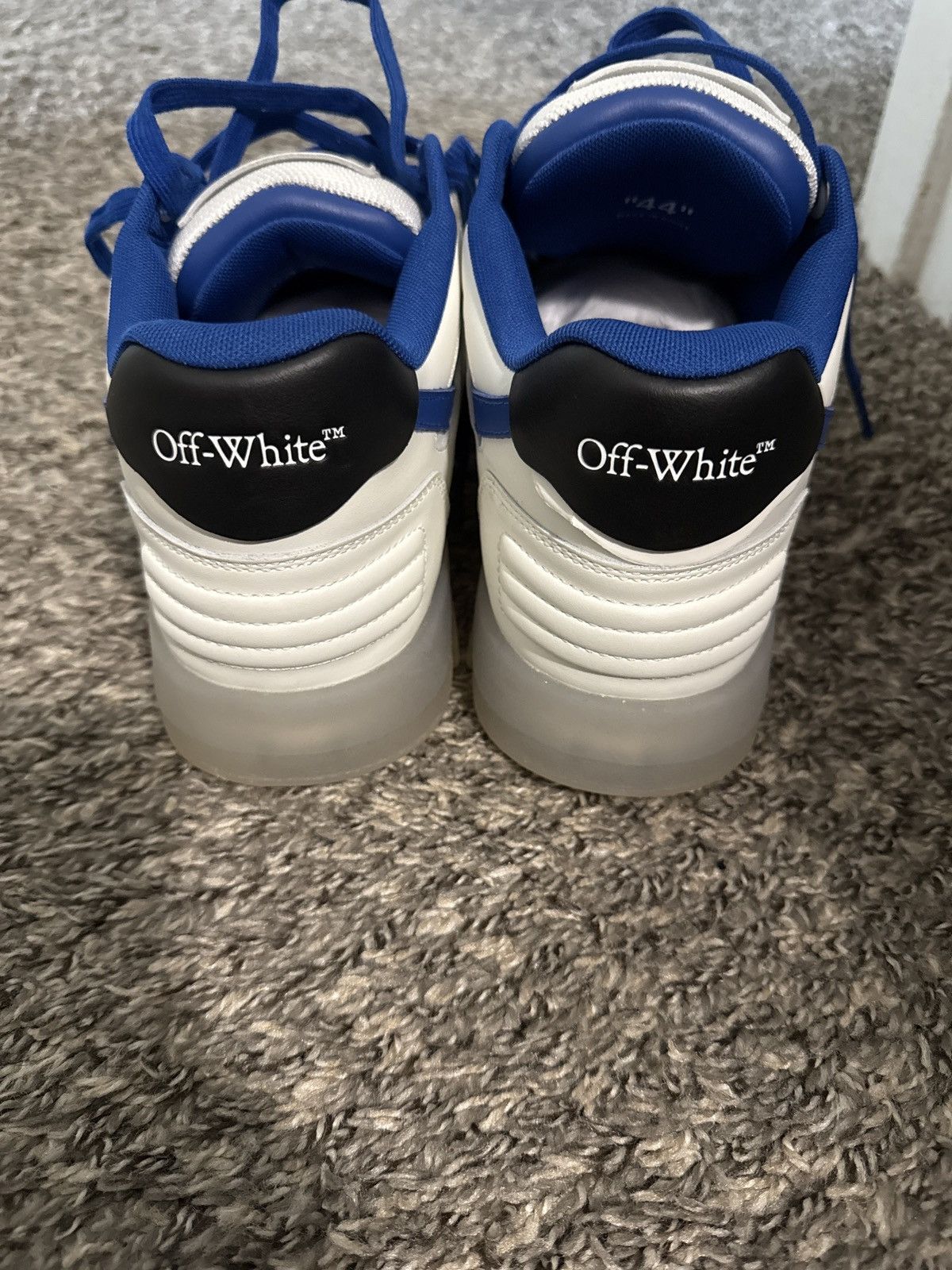 Off-White Off-White Men's Out Of Office Clear-Sole Leather Size US 11 / EU 44 - 4 Thumbnail