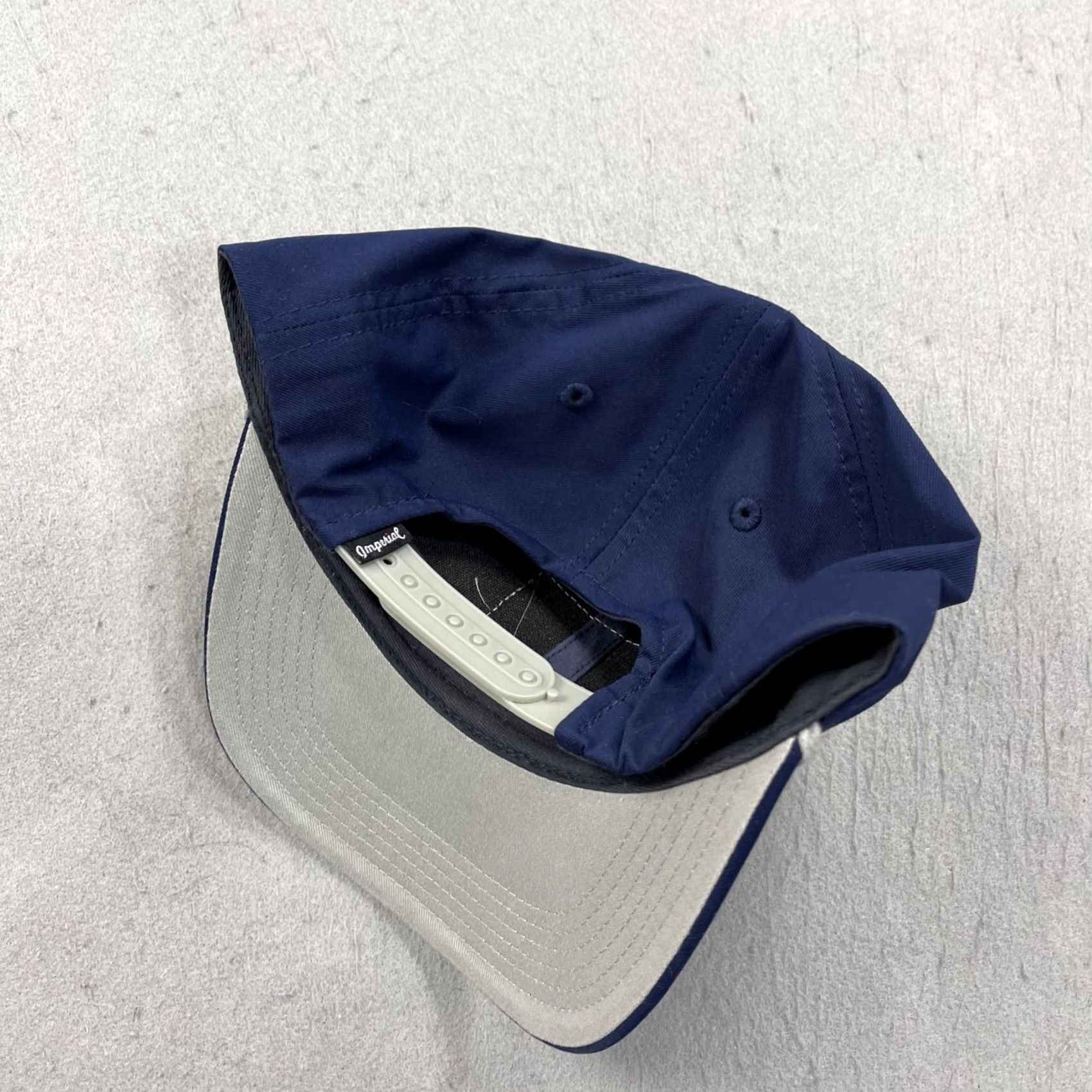 Imperial Imperial Bachelor Gulch Golf Hat Adult Blue White Rope Cap Snapback Colorado Shirt Hat Mens Adjustable Polyester Summer Casual Sport 90s? Size ONE SIZE - 4 Thumbnail