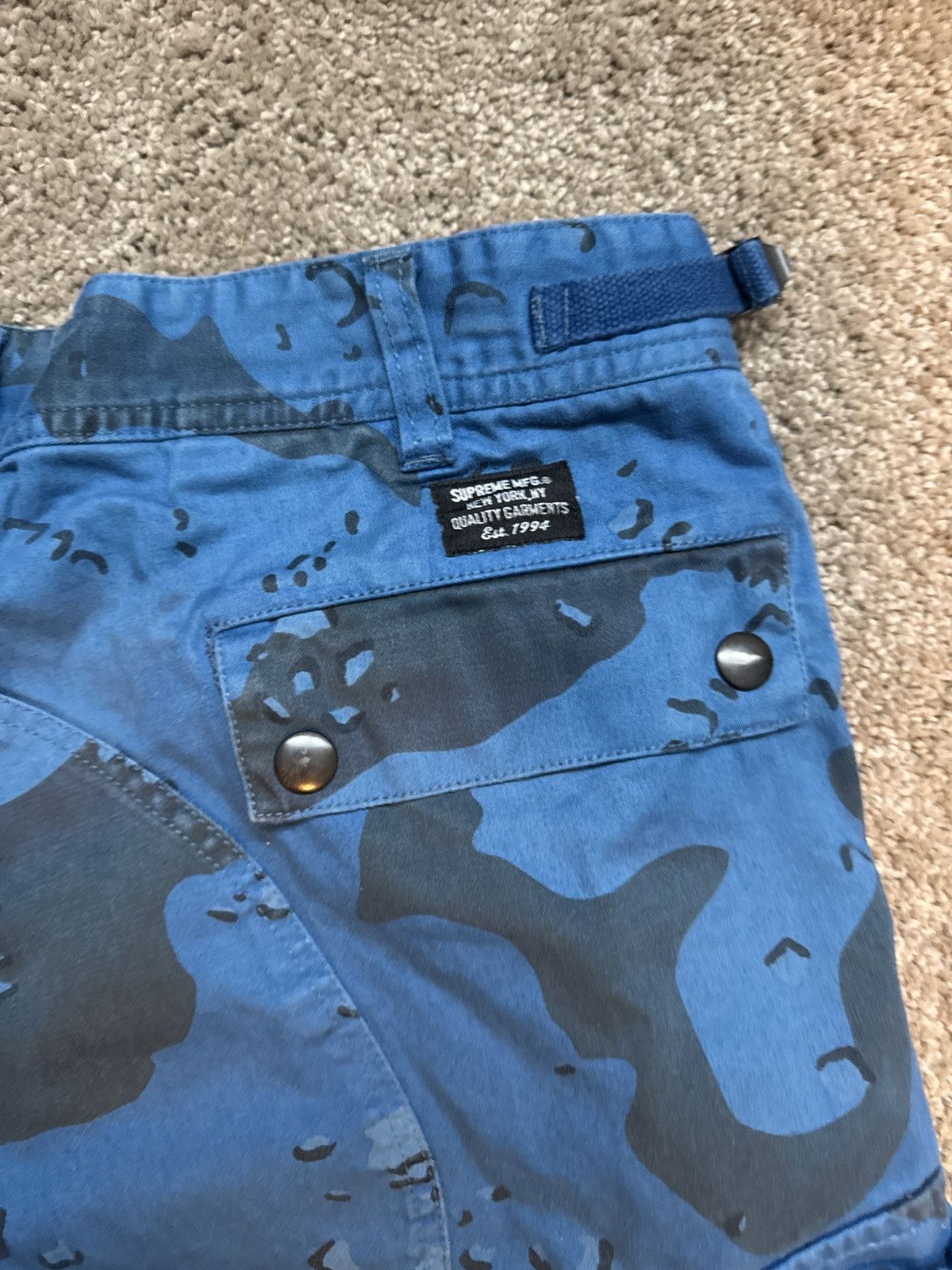 Supreme supreme blue fishing shorts Size US 32 / EU 48 - 2 Thumbnail