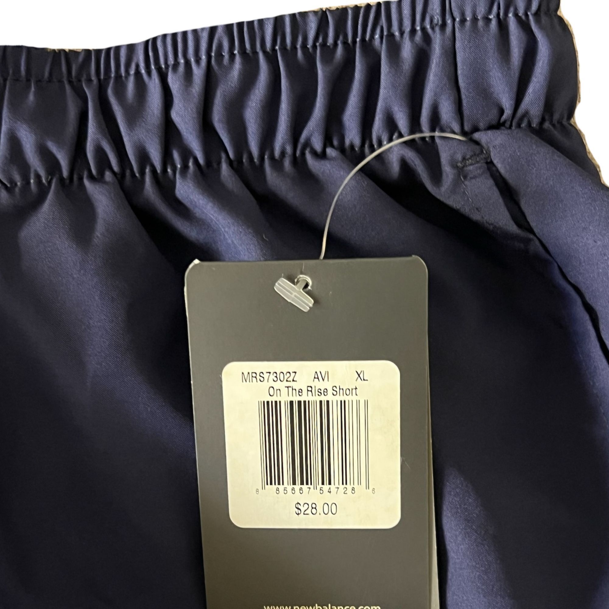 New Balance New Balance Mens "On The Rise" Navy Blue Athletic Shorts XL Size US 35 - 7 Thumbnail