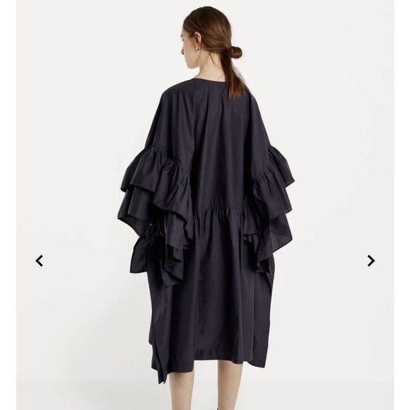 SOFIE D'HOORE Rare Sofie d’hoore oversized dress v neck ruffle sleeve Size M / US 6-8 / IT 42-44 - 8 Thumbnail