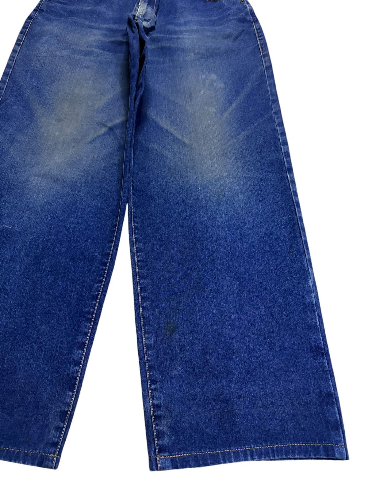Japanese Brand Vintage Japanese Brand Mud Wash Distressed Baggy Jeans Size US 33 - 7 Thumbnail