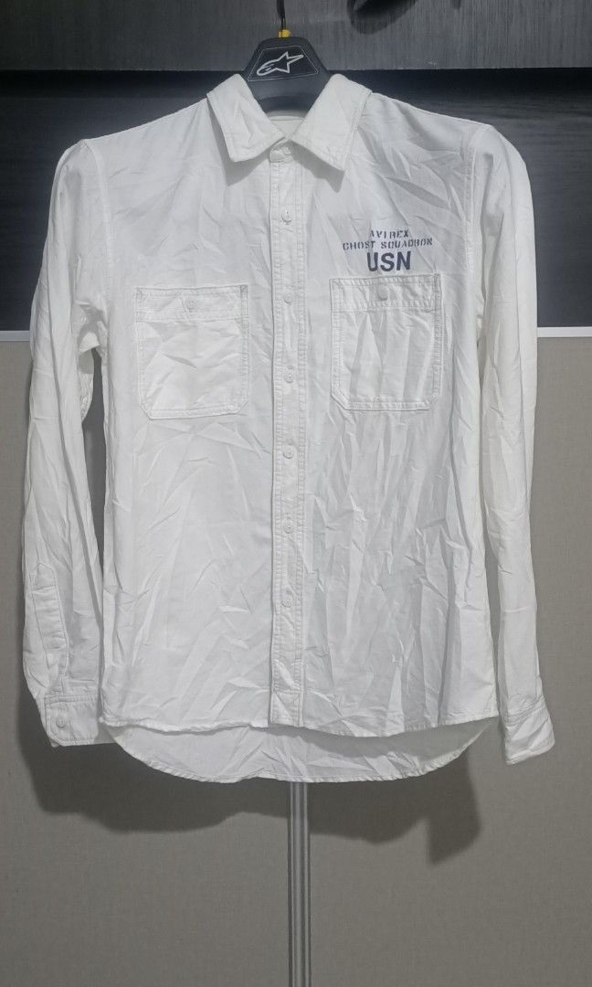 Avirex Vintage Avirex “USS Blackfin” Naval Work Shirt Size US M / EU 48-50 / 2 - 2 Thumbnail