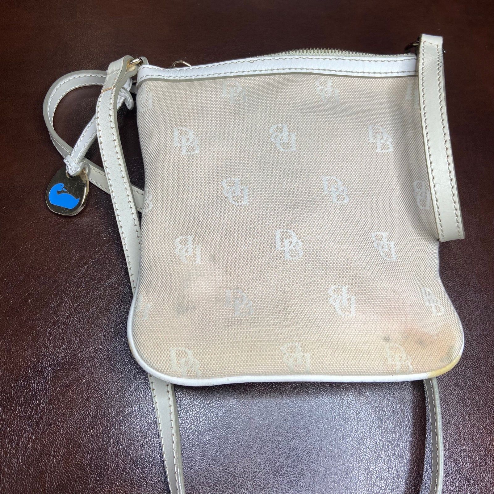 Dooney & Bourke Dooney & Bourke Beige Letter Carrier Crossbody Size ONE SIZE - 7 Thumbnail