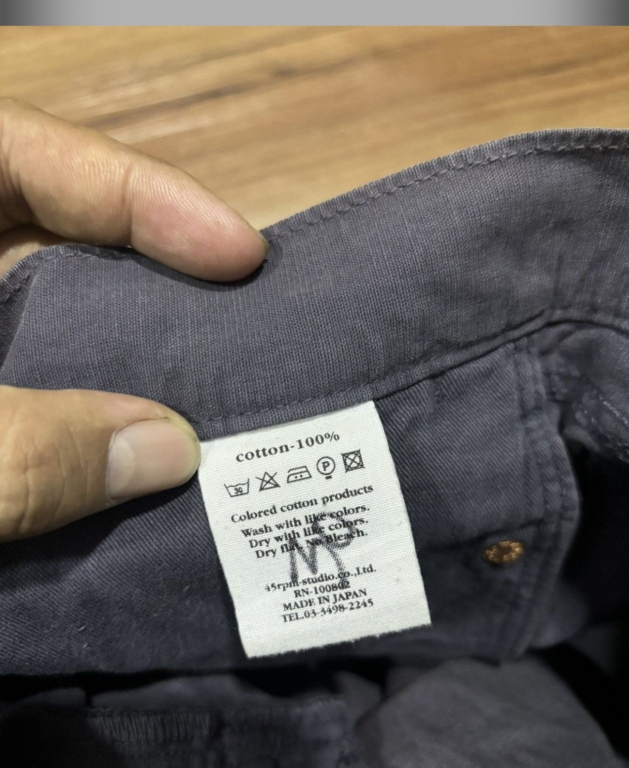 45rpm Vintage 45rpm Japanese denim jeans Size US 30 / EU 46 - 7 Thumbnail