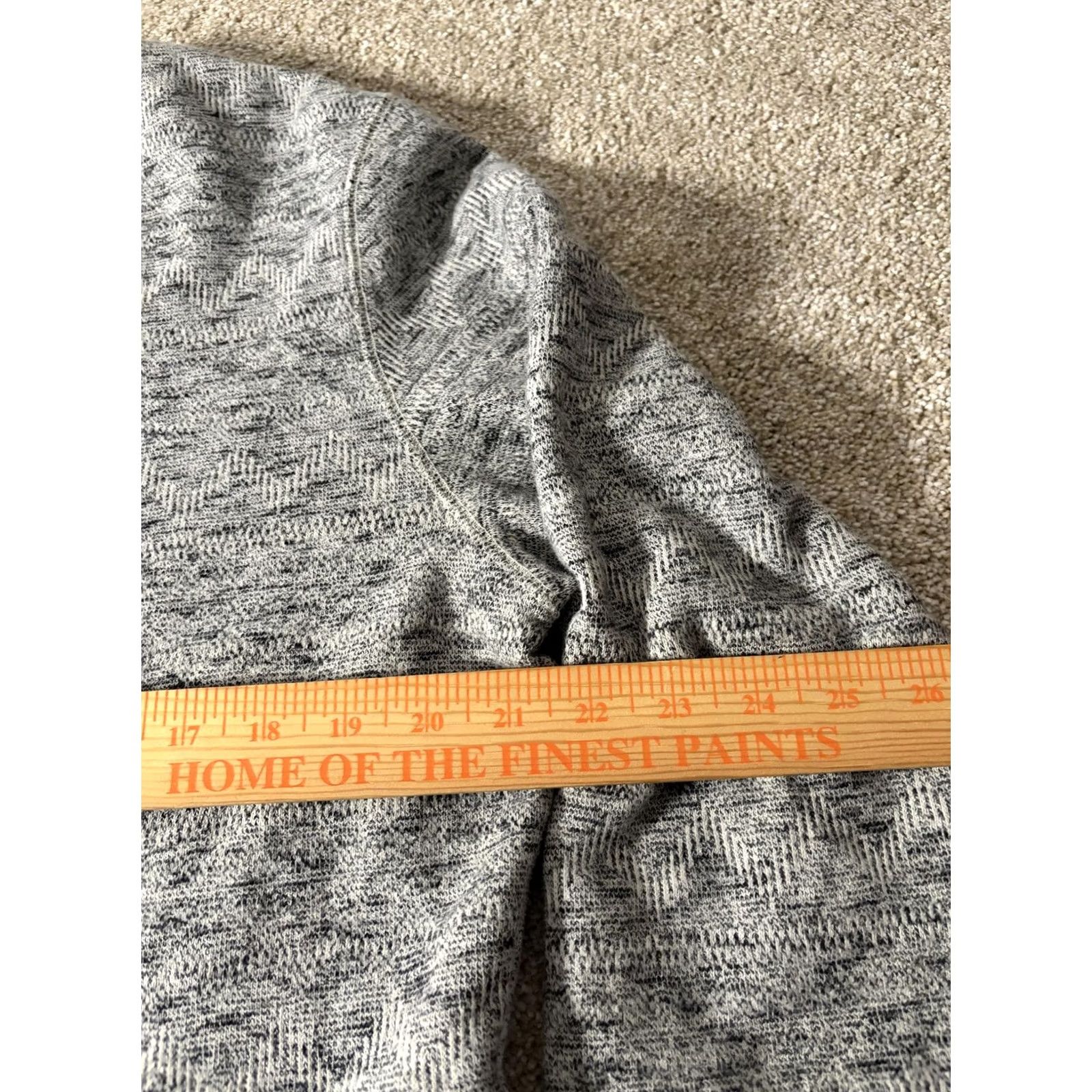 Levi's Levi's Made & Crafted Sweater Mens Large Gray Herringbone Knit Crewneck Pullover Size US L / EU 52-54 / 3 - 7 Thumbnail