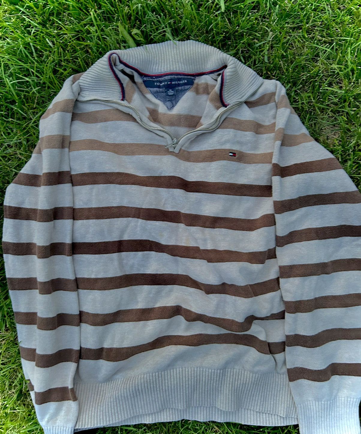 Tommy Hilfiger tommy hilfiger striped long sleeve sweater Size US XL / EU 56 / 4 - 1 Thumbnail