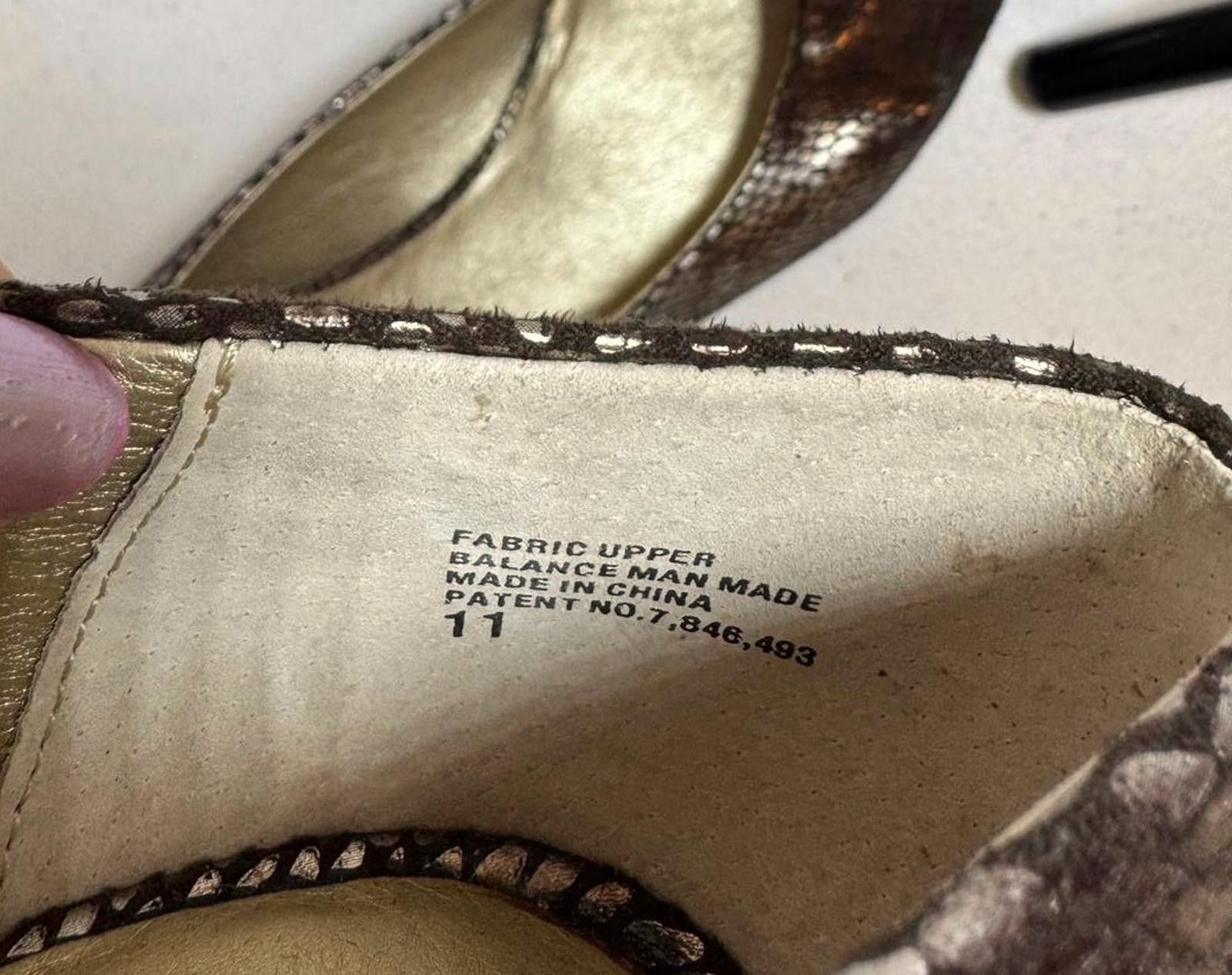 Designer Stylish Seychelles Snakeskin Print Flats Size US 10 / IT 40 - 6 Thumbnail