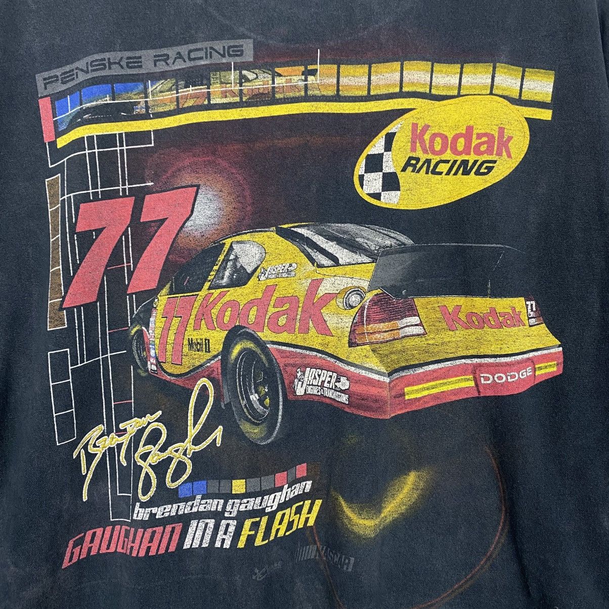 Vintage 📌Vintage Trashed Distressed T-Shirt Kodak Racing Big Logo Size US XXL / EU 58 / 5 - 12 Thumbnail