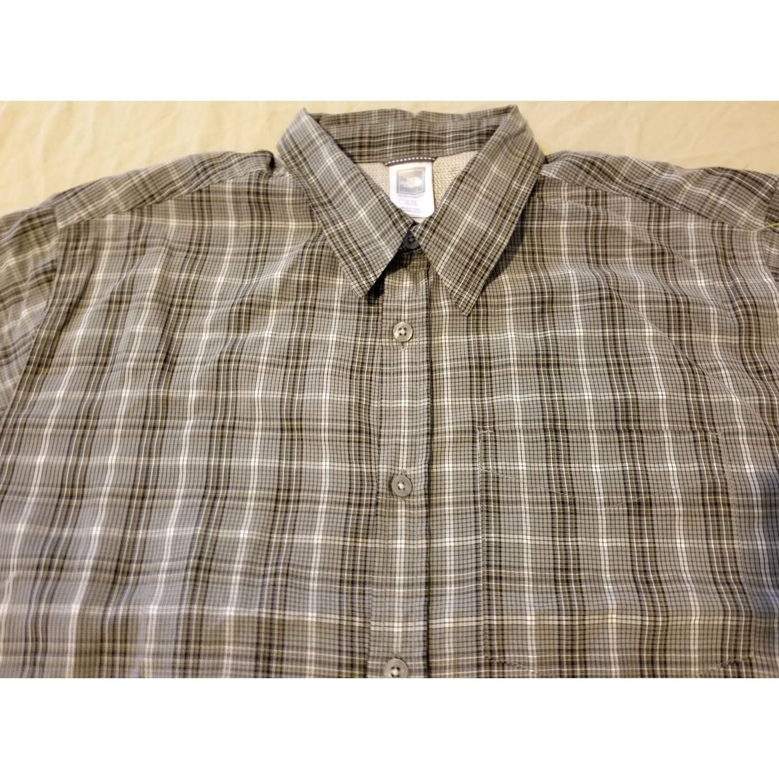 The North Face The North Face Shirt XL Gray Button Mens Size 46R - 2 Thumbnail