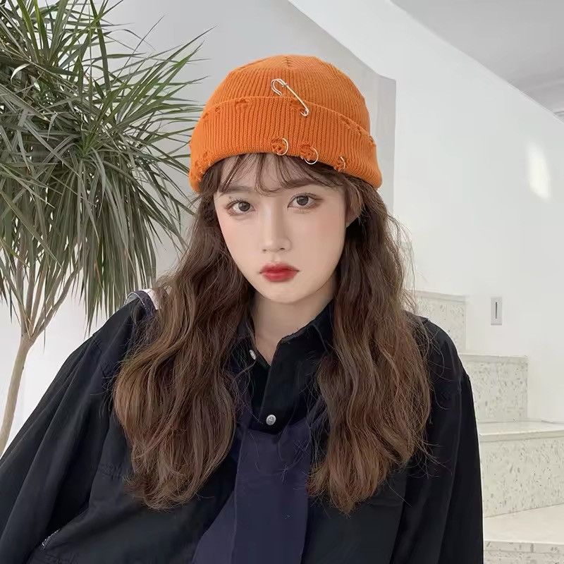Other Distressed Orange Beanie Size ONE SIZE - 3 Thumbnail