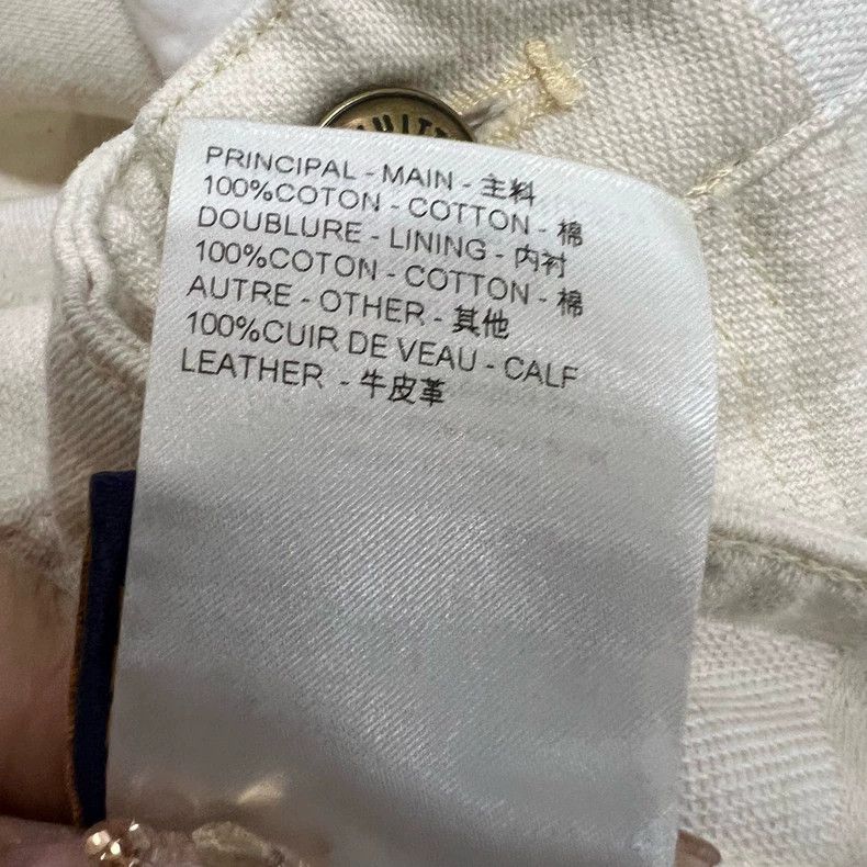 Louis Vuitton Louis Vuitton Beige plaid jacquard jeans 2501-Nextarrow Size US 33 - 4 Thumbnail