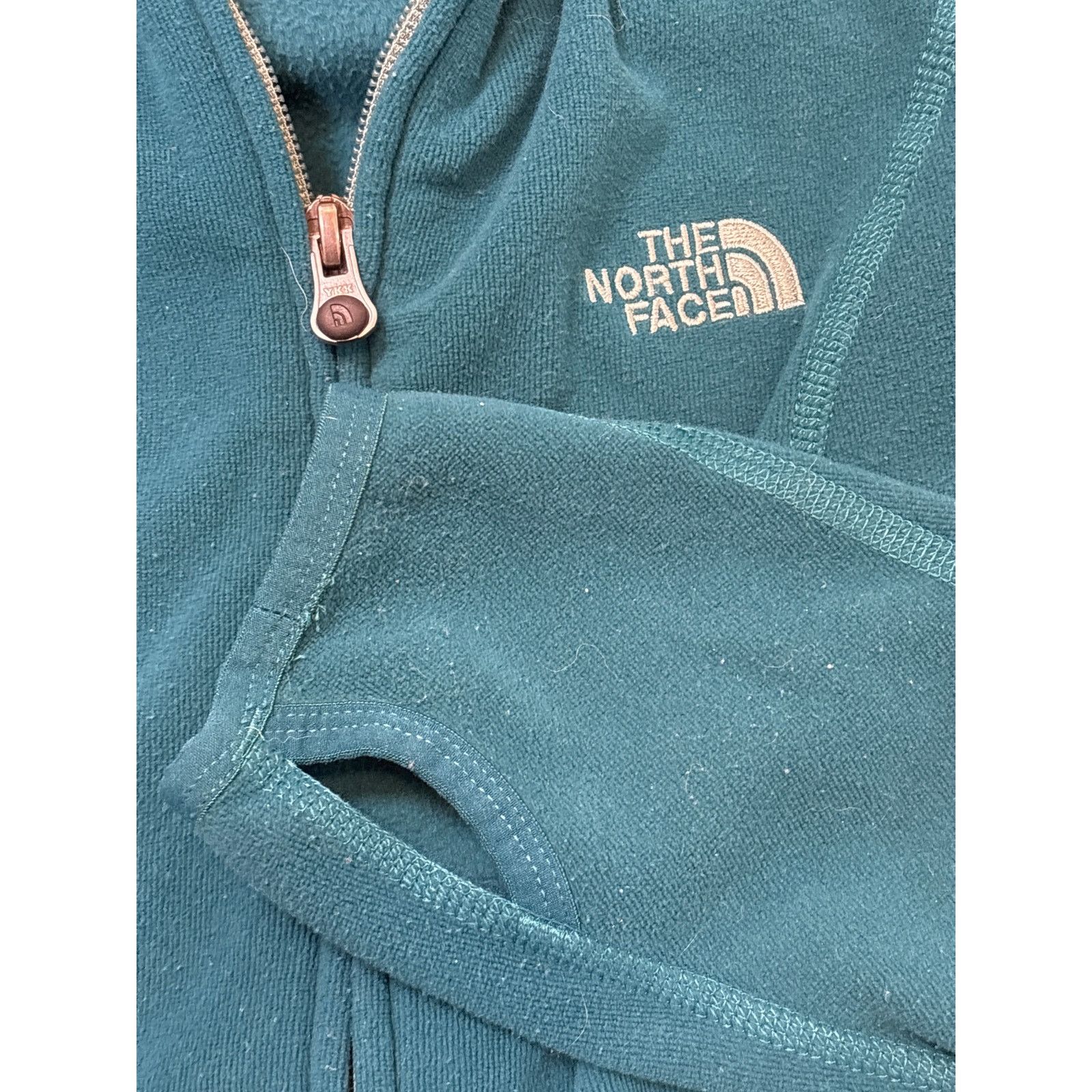 The North Face The North Face Teal full zip hooded polartec classic fleece Size M / US 6-8 / IT 42-44 - 6 Thumbnail