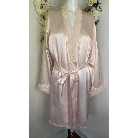 Vintage Vintage Morgan Taylor Intimates Robe Pink Women's Size Large Size ONE SIZE - 1 Thumbnail
