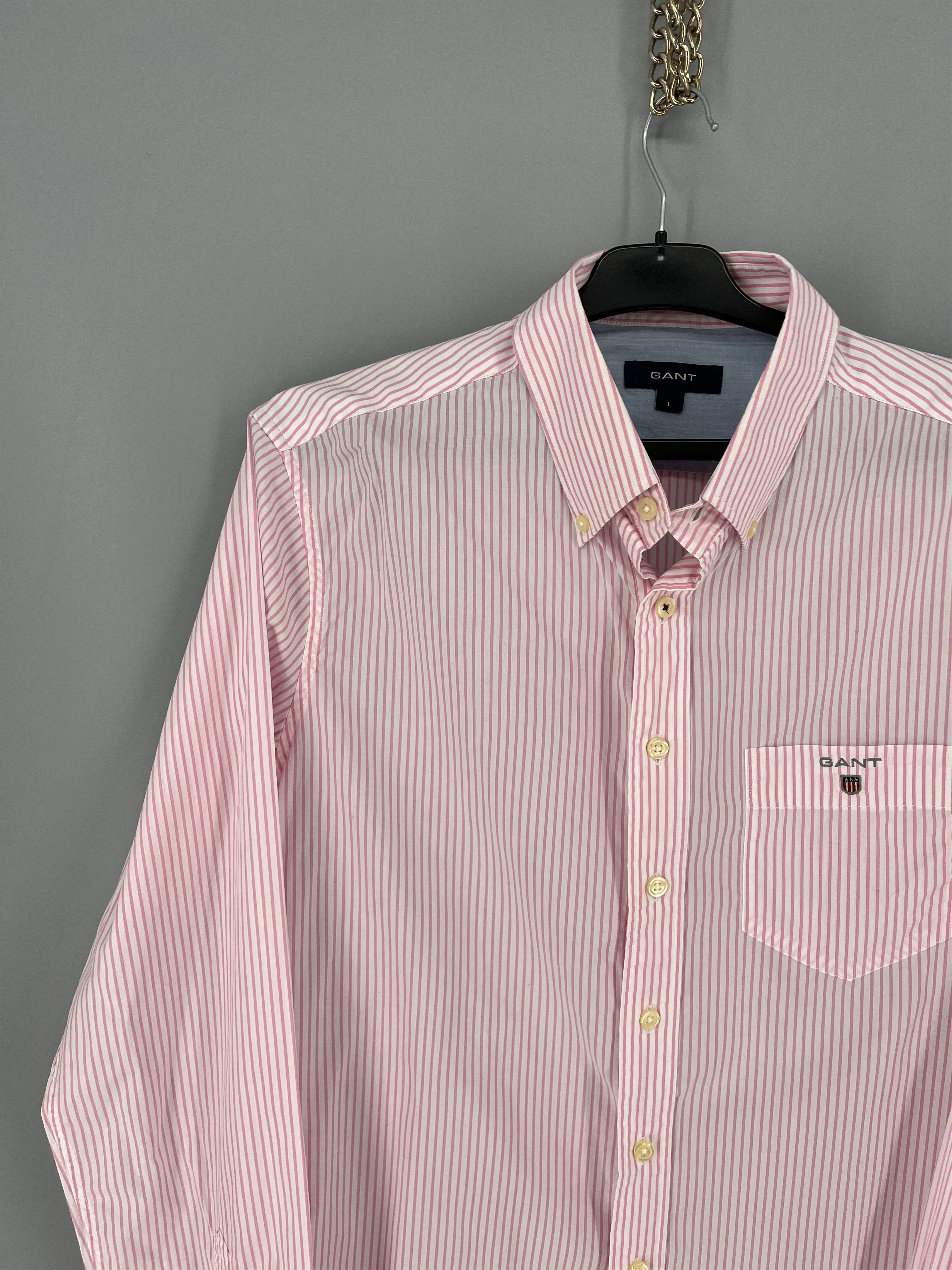 Gant Gant Button Down Shirt Mens L Pink Gingham Check Long Sleeve Size US L / EU 52-54 / 3 - 5 Thumbnail