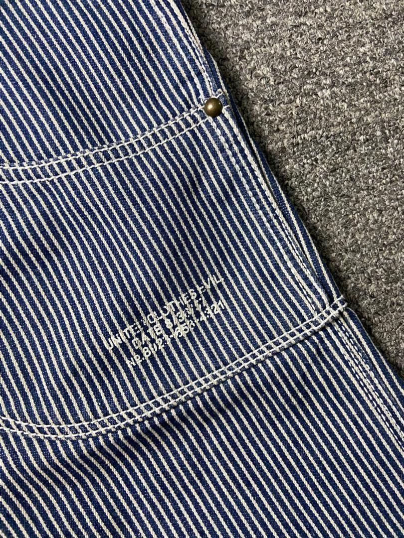 Japanese Brand 🔥 UNION MADE Hickory Stripes Pants 🔥 (136) Size US 33 - 7 Thumbnail