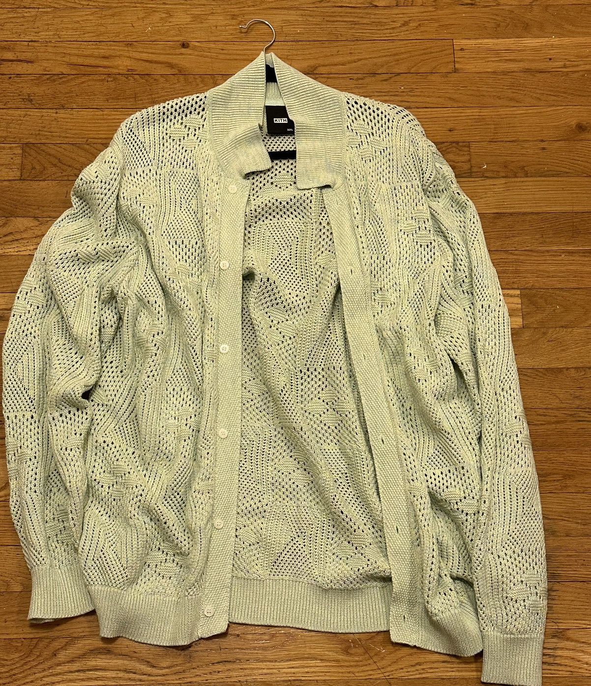 Kith Kith Spruce Cardigan Green/Multi | Grailed
