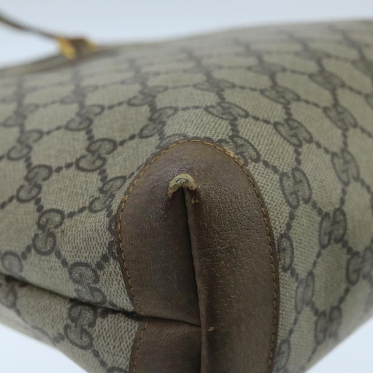 Gucci GUCCI GG Supreme Tote Bag Pvc Leather Beige Gold 89 02 905 Size ONE SIZE - 14 Thumbnail