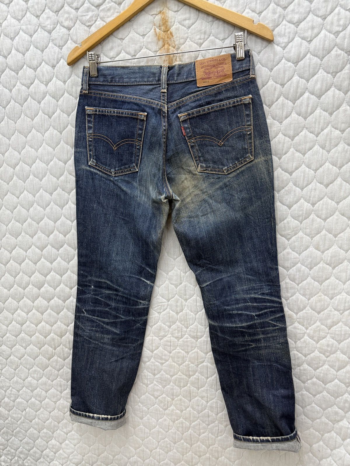 Levi's 🔥🔥🔥STEALS VTG LEVIS DISTRESSED DENIM Size 28" / US 6 / IT 42 - 9 Thumbnail