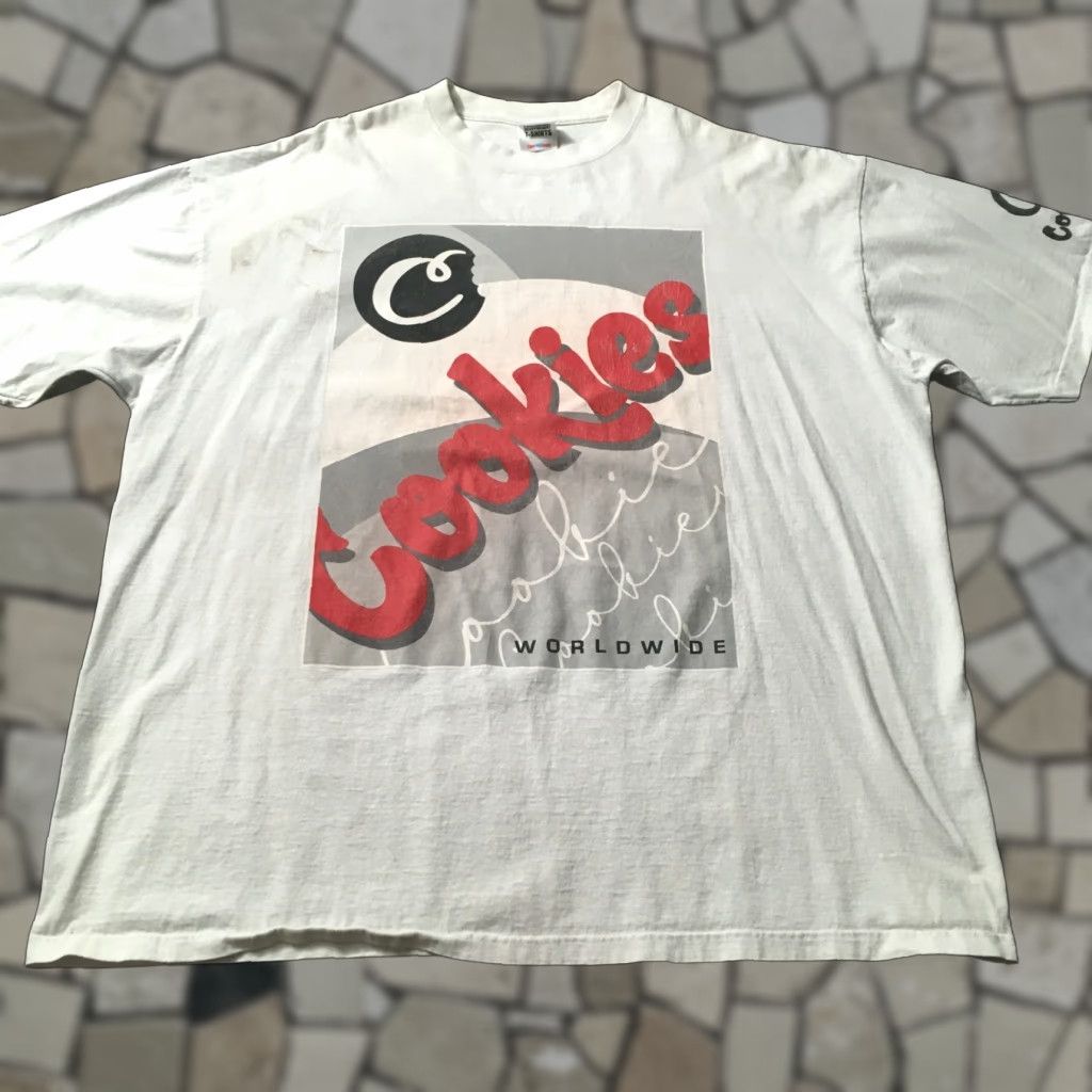 Vintage Cookies T-Shirt Men 4XL White Shirt Men 4XL White graphic stained shaka wear Cookies Worldwide T-Shirt Mens White 4XL Graphic Shaka Size US XXL / EU 58 / 5 - 1 Thumbnail