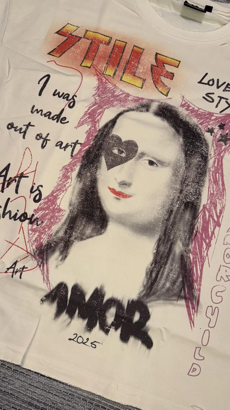 Other Stile Dé Amor Cream Monalisa Tee Size US S / EU 44-46 / 1 - 2 Thumbnail