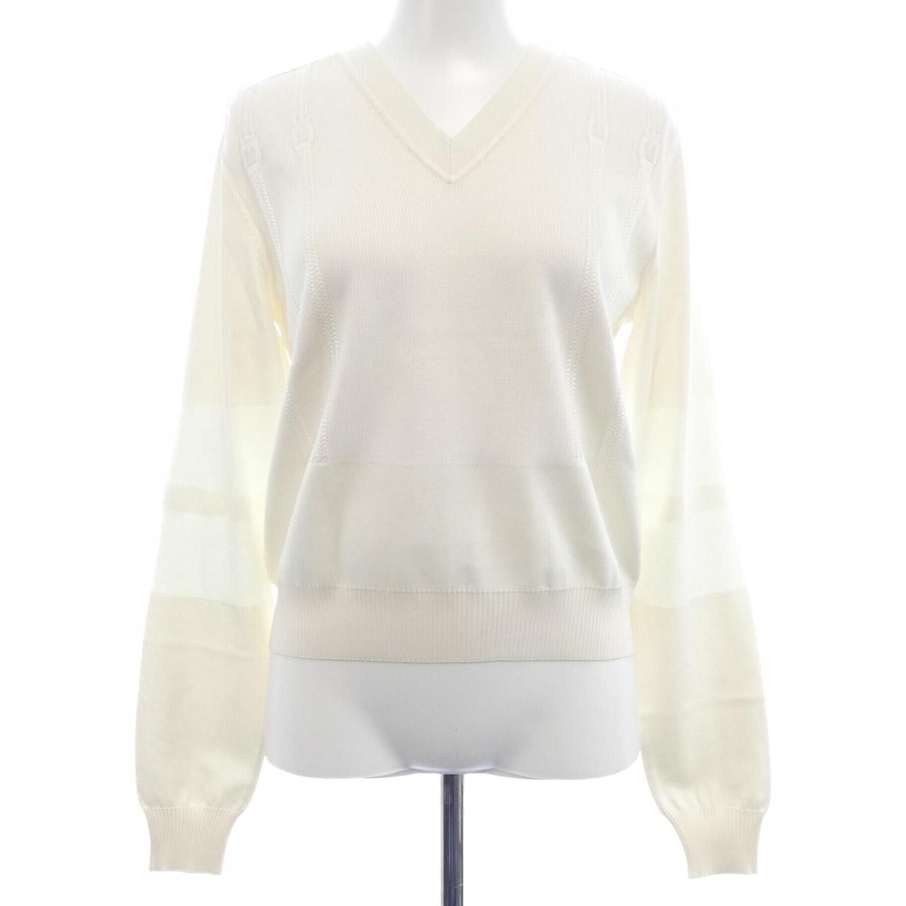 Hermes Hermes Hermes Ribbed Knit Top Textile Tops DUTY FREE for USA Size ONE SIZE - 1 Thumbnail