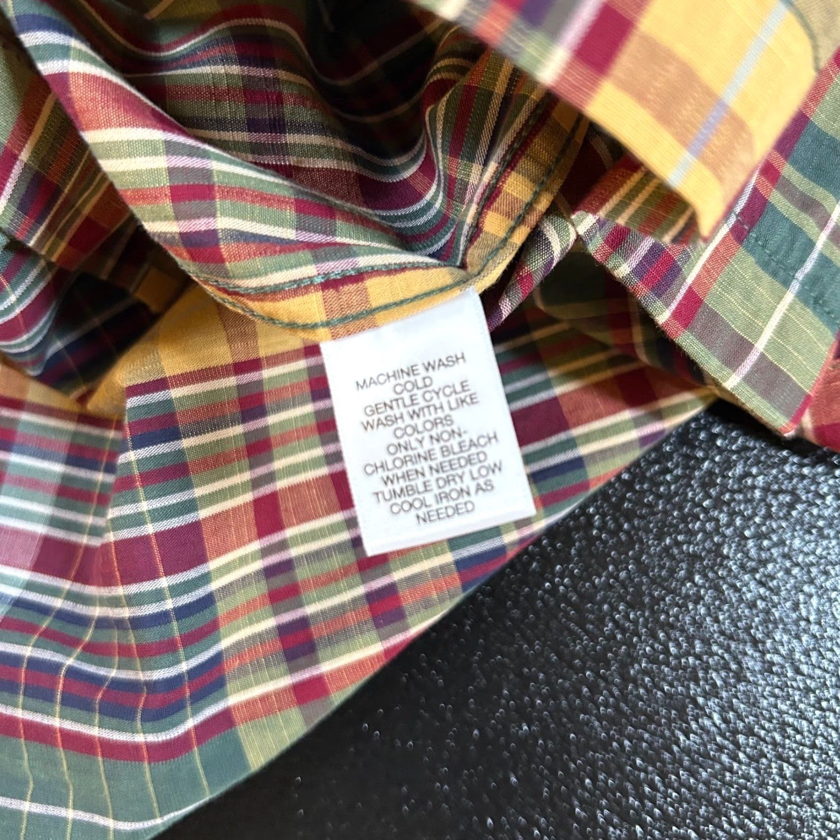 Roundtree & Yorke Roundtree & Yorke Plaid Shirt Short Sleeve Button Up Colorful Mens Medium NWT Size US M / EU 48-50 / 2 - 5 Thumbnail