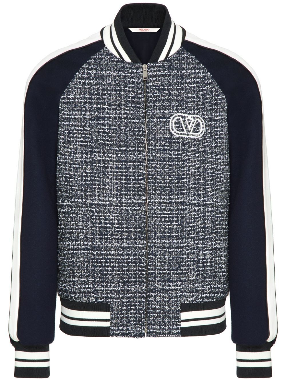 Valentino VLOGO SIGNATURE WOOL BOMBER JACKET Size US S / EU 44-46 / 1 - 1 Thumbnail
