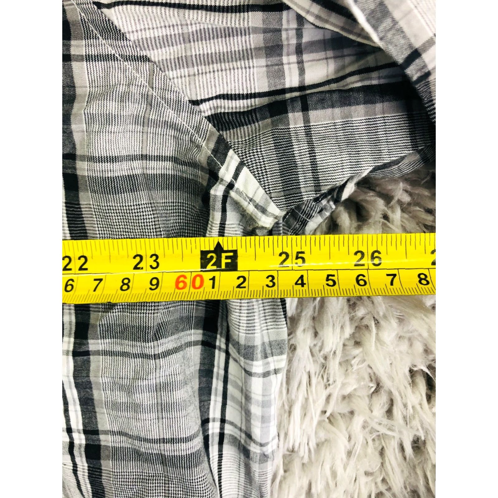 Apt. 9 Apt.9 Mens XXL Gray Plaid Long Sleeve Spread Collar Shirt Size US XXL / EU 58 / 5 - 4 Thumbnail