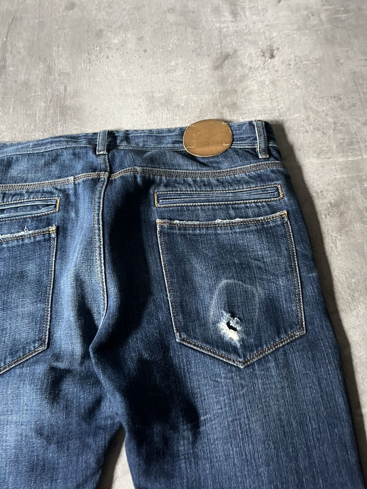 Raf Simons × Raf by Raf Simons Raf by Raf Simons distressed jeans very rare navy Size US 32 / EU 48 - 15 Thumbnail