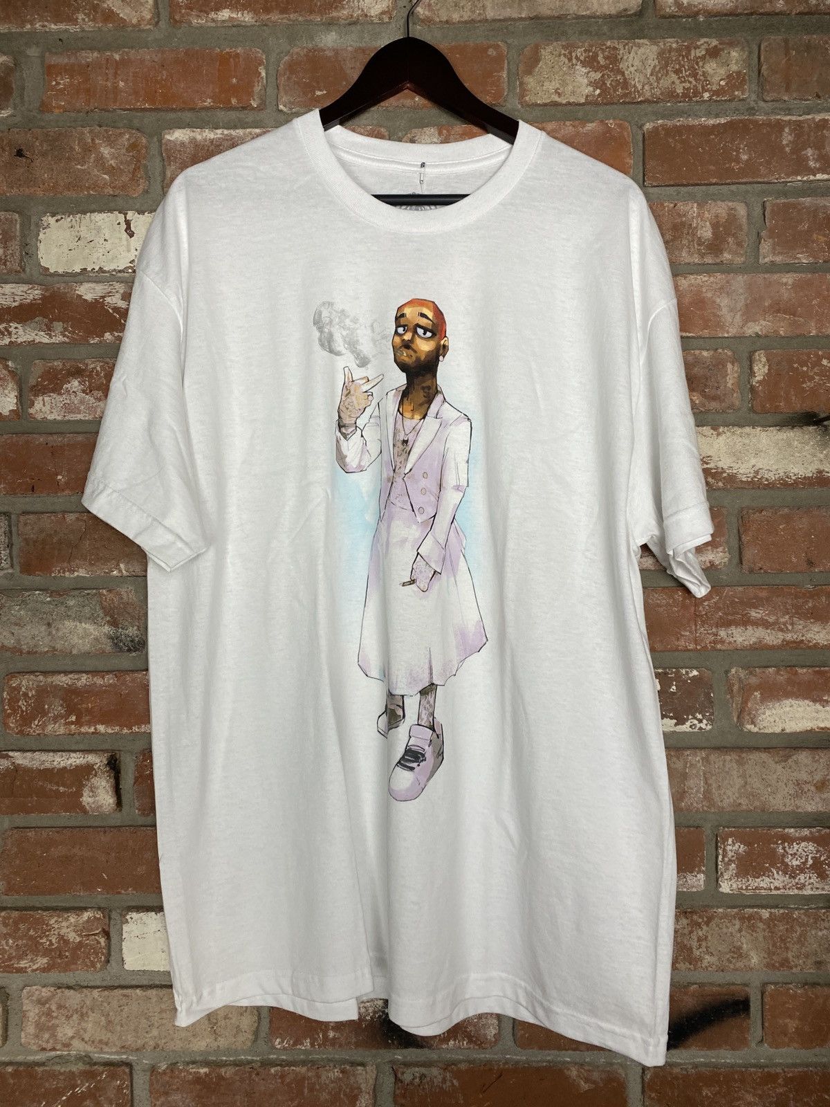 Kid Cudi Kid Cudi Be Yourself White Tshirt Size US XL / EU 56 / 4 - 1 Thumbnail