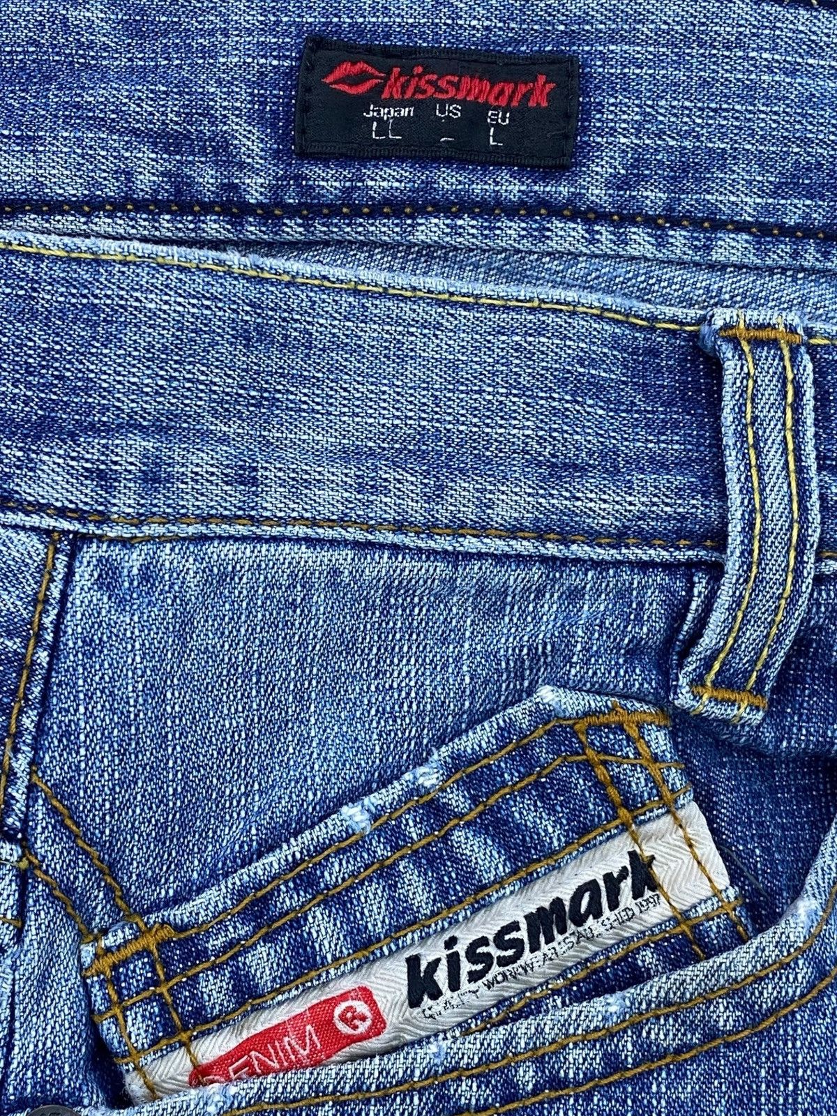 Japanese Brand Japanese Brand Patchwork Style Wide Leg Carpenter Jeans Size US 35 - 10 Thumbnail