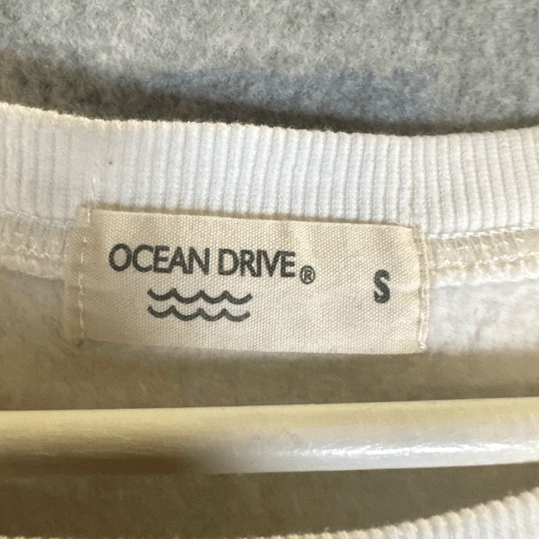 SOMET VINTAGE Ocean Drive Pullover Shirt Womens Small Oversized Crewneck White Some Stains S Pullover Women Ships fast Size S / US 4 / IT 40 - 5 Thumbnail