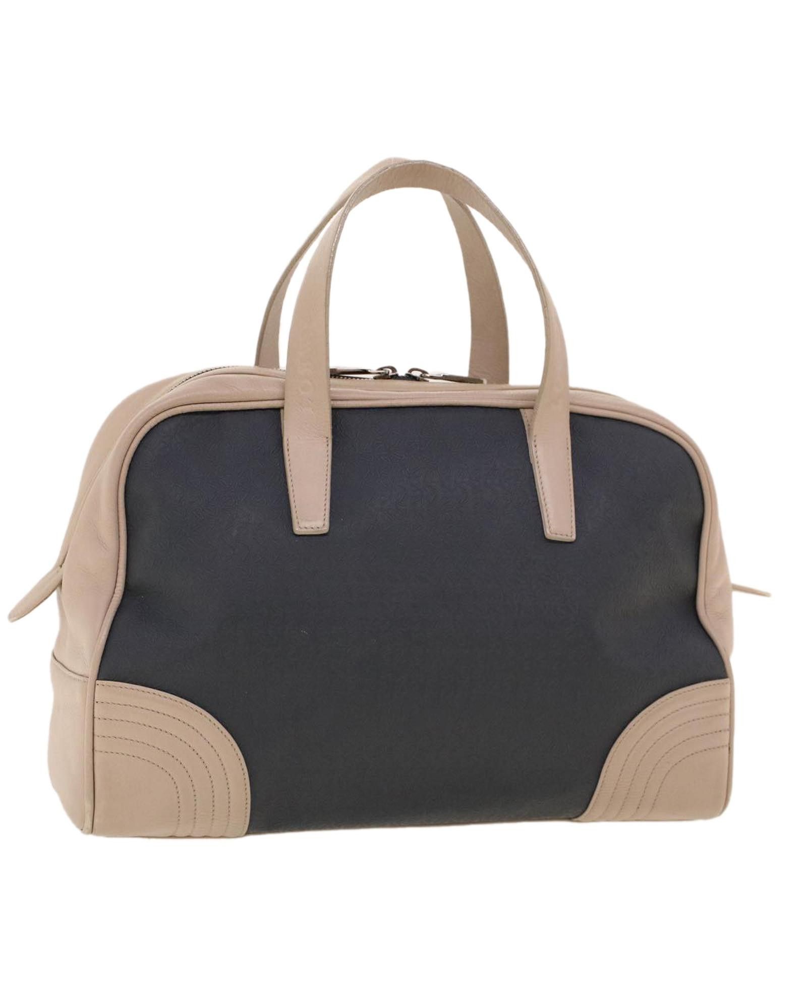 image of Loewe Beige Pvc Leather Hand Bag With Pouch, Women's