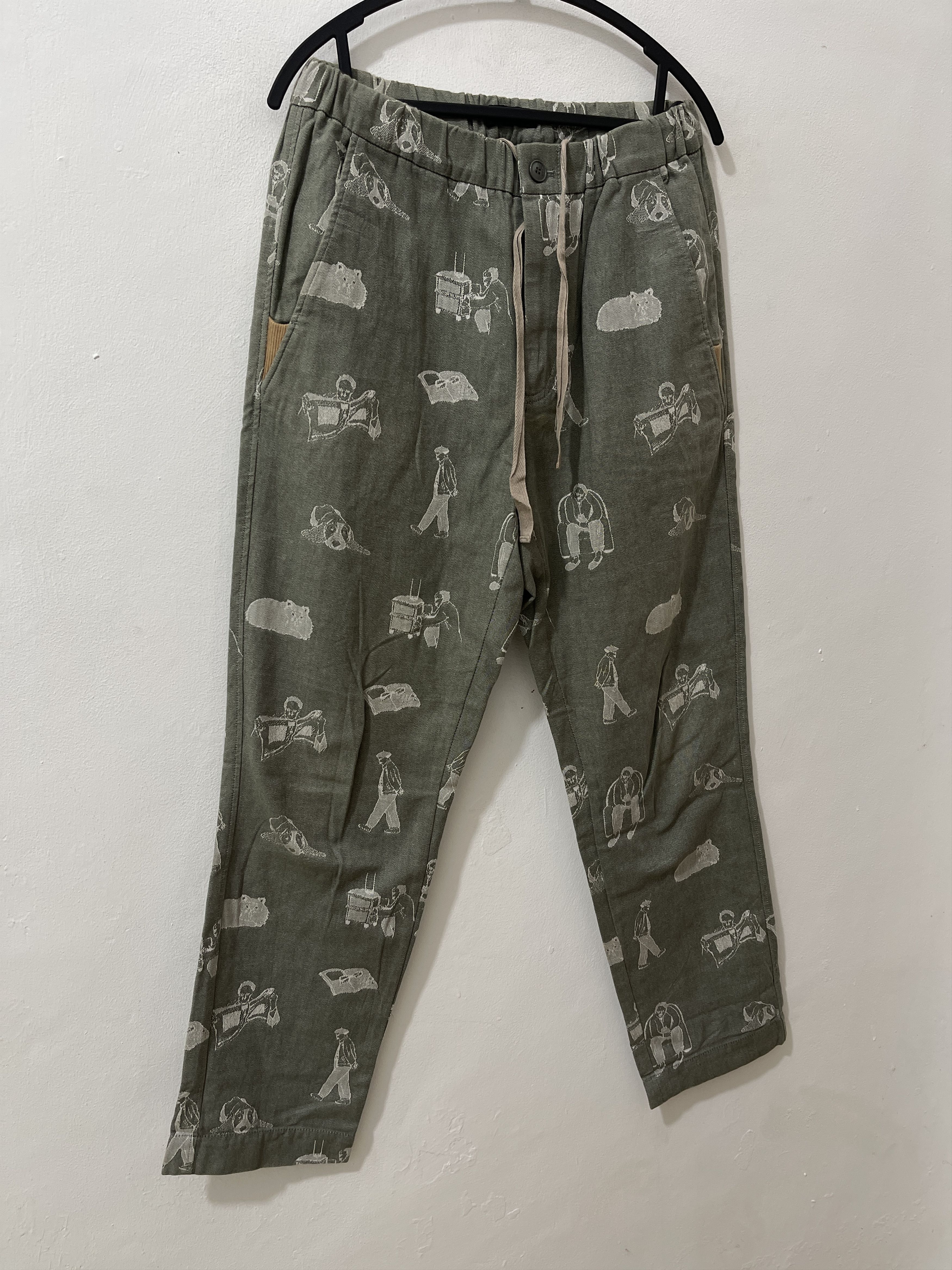 Ne-Net Ne-Net Issey Miyake Japan Archive AOP Pants Size US 32 / EU 48 - 3 Thumbnail