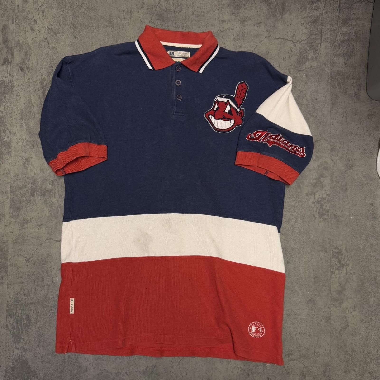 Mirage Vintage Cleveland Indians Polo — L — Size US L / EU 52-54 / 3 - 1 Thumbnail