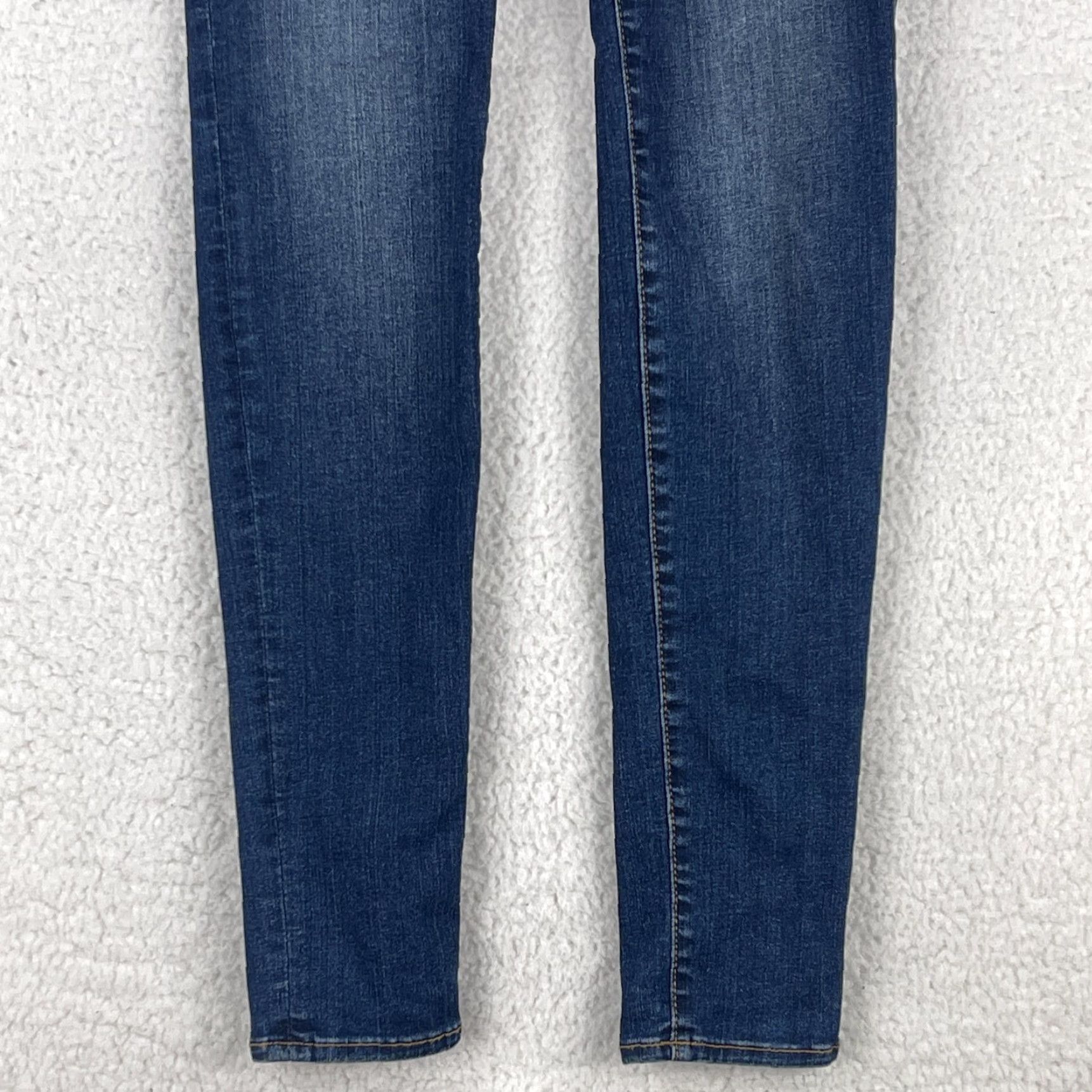 Vintage KUT from the Kloth Toothpick Skinny Jeans Womens Size 4 Blue Denim Mid-Rise Jeans Size 27" / US 4 / IT 40 - 3 Thumbnail