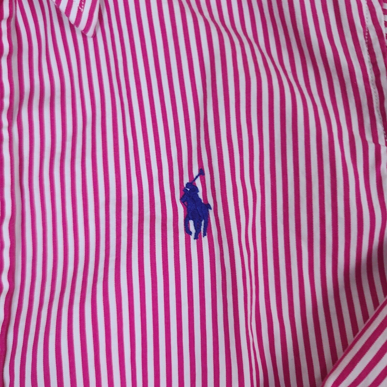 Lauren Ralph Lauren Ralph Lauren Women Red Striped Long Sleeve Button Down Shirt Size M / US 6-8 / IT 42-44 - 2 Thumbnail