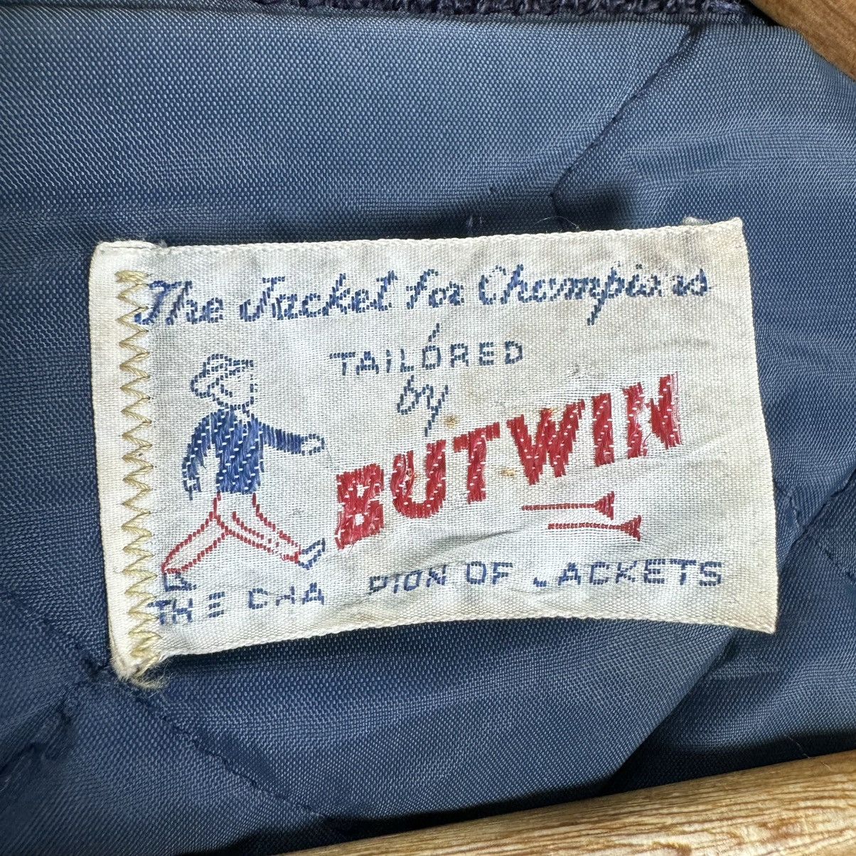 Vintage 🌟80s BUTWIN TENNIS CLUB LEATHER VARSITY JACKET Size US M / EU 48-50 / 2 - 13 Thumbnail