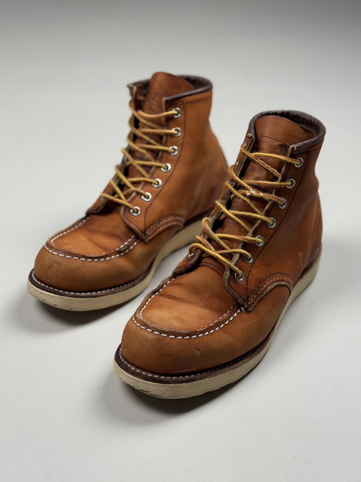 Red Wing Red Wing Shoes Vintage Leather Moc Toe Boots Size US 8.5 Size US 8.5 / EU 41-42 - 1 Thumbnail