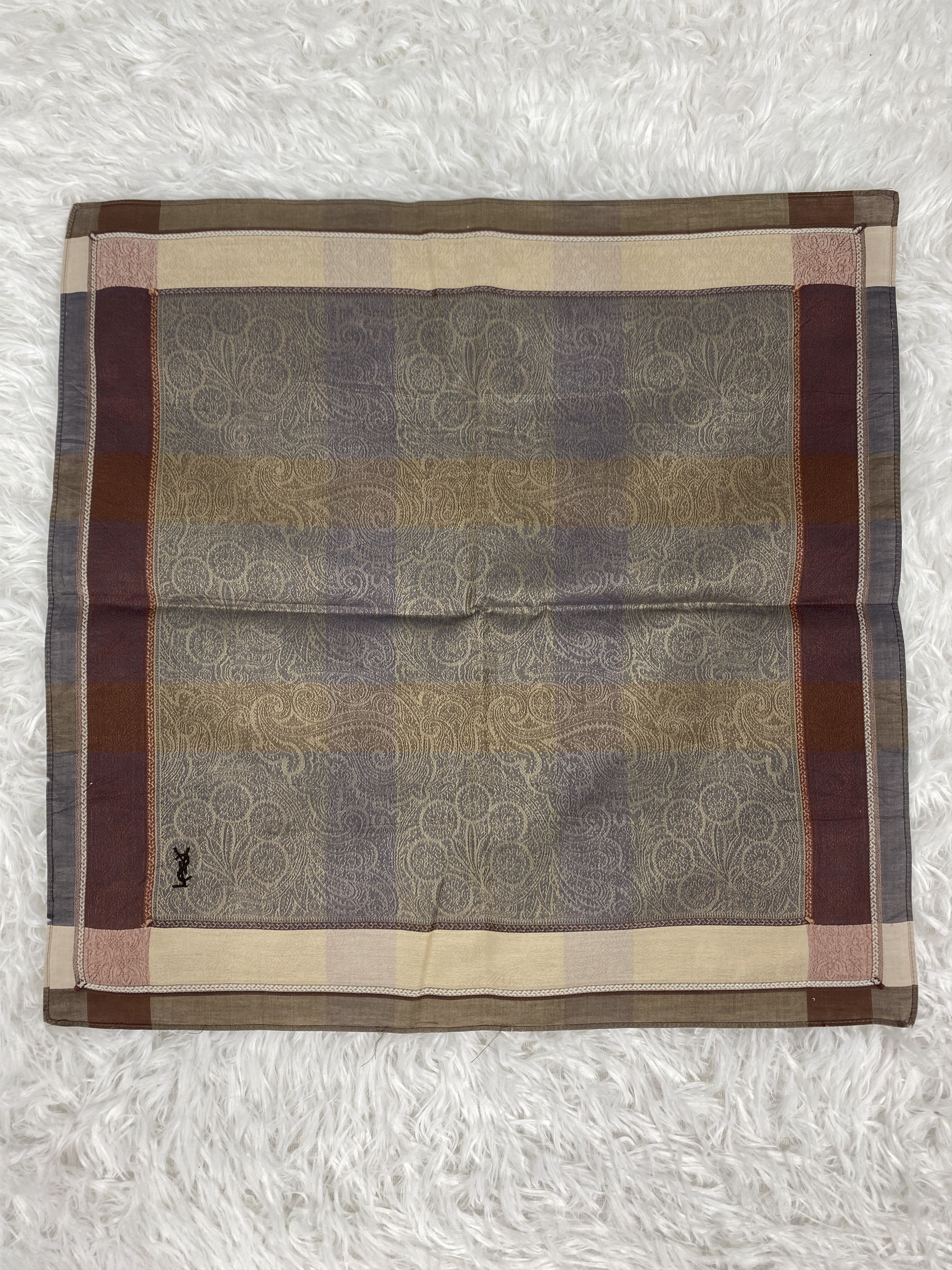 Vintage Vintage Yves Saint Laurent Handkerchief Neckerchief PH0319 Size ONE SIZE - 4 Thumbnail