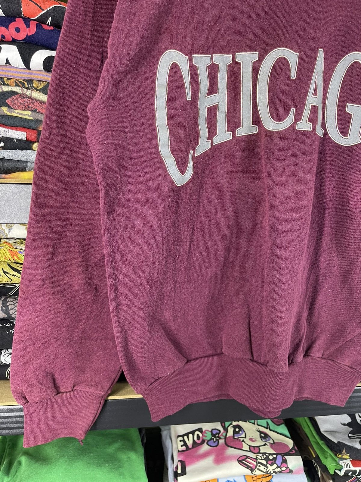 Universal Overall Chicago Vintage 90's Chicago Spellout Sweatshirt Size US M / EU 48-50 / 2 - 4 Thumbnail