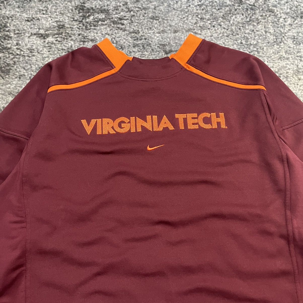 Nike Vintage Virginia Tech Nike Center Swoosh Therma 2000s XL Size US XL / EU 56 / 4 - 6 Thumbnail