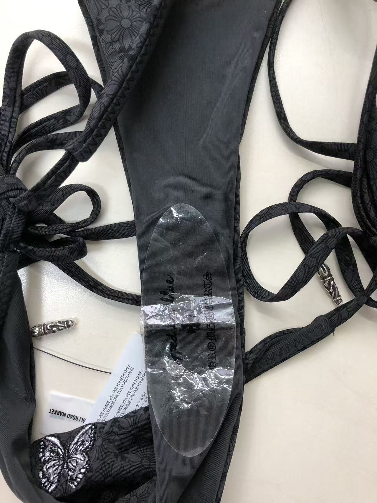 Chrome Hearts Chrome Hearts Dipped in Blue Black Bikini Set Size S / US 4 / IT 40 - 4 Thumbnail