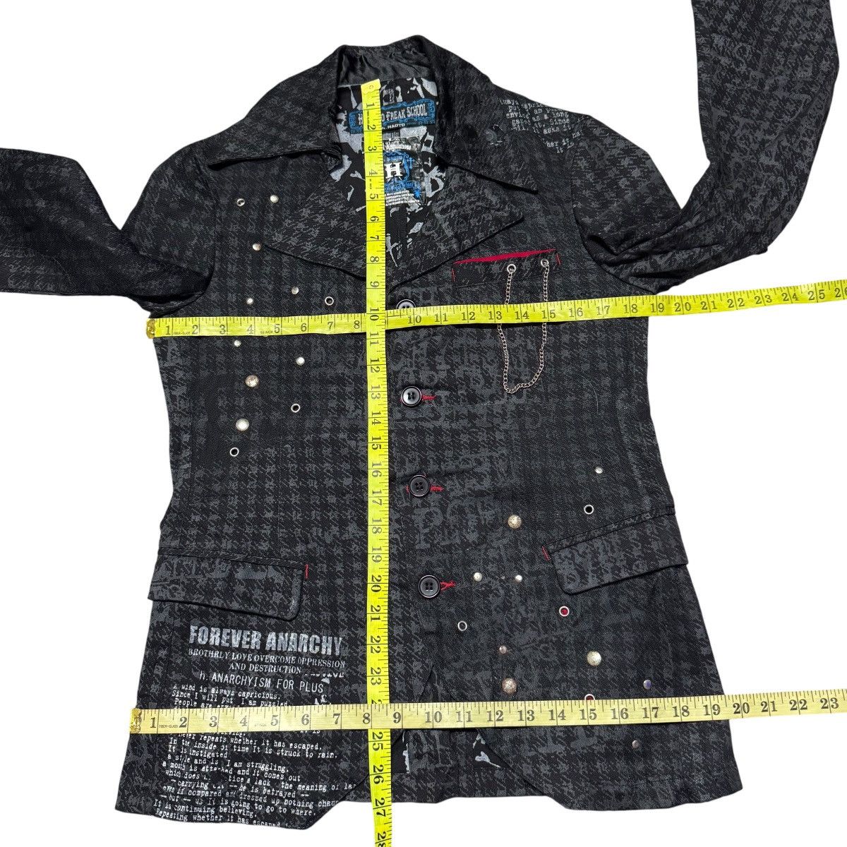 Mari's Rock H Naoto Anarchyism Forever Anarchy Jacket Harajuku 666 Size US M / EU 48-50 / 2 - 23 Thumbnail