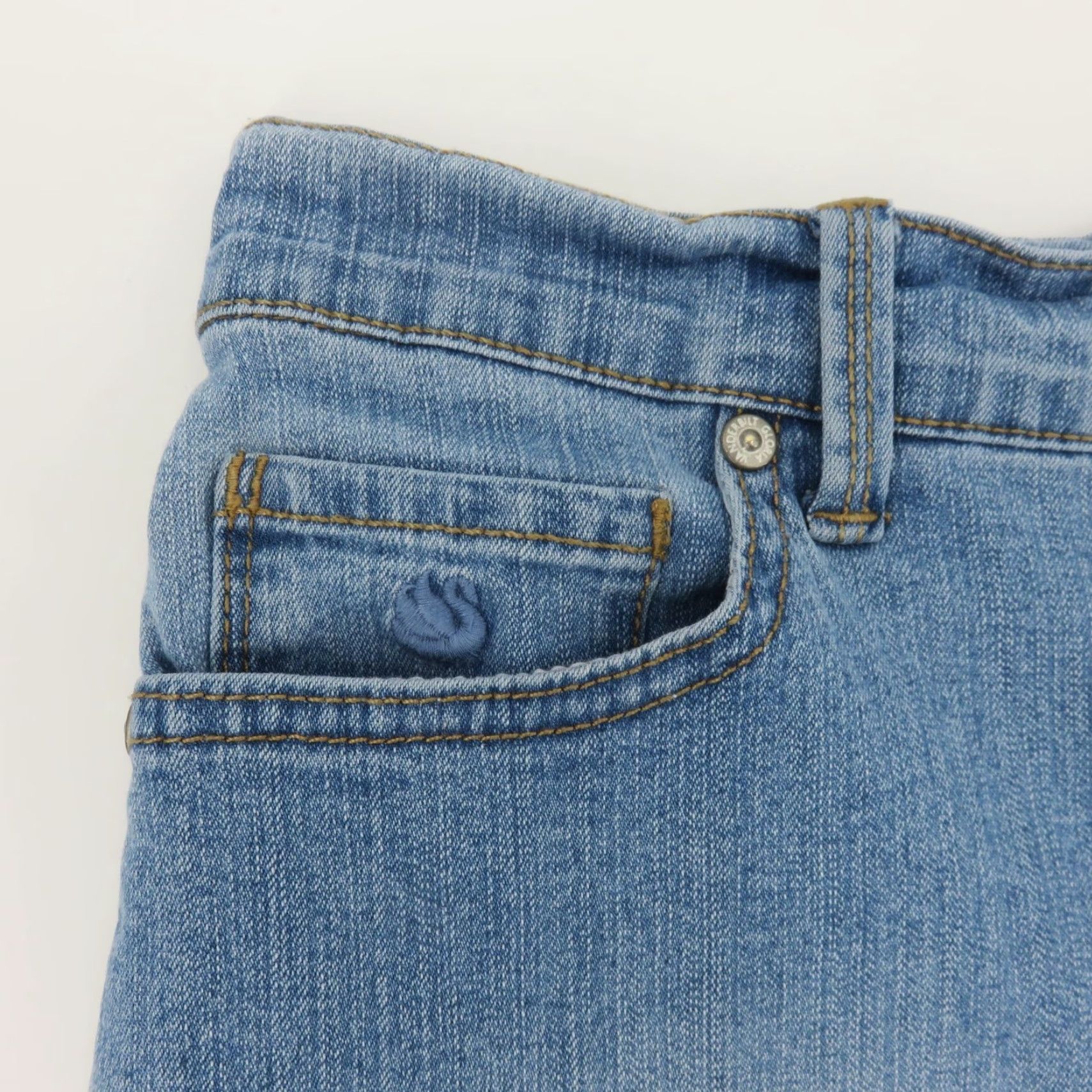 Gloria Vanderbilt Gloria Vanderbilt Amanda All Around Slimming Blue Denim Jean Shorts Women 4 Bermuda Jeans 5-Pocket Design Size 27" / US 4 / IT 40 - 2 Thumbnail