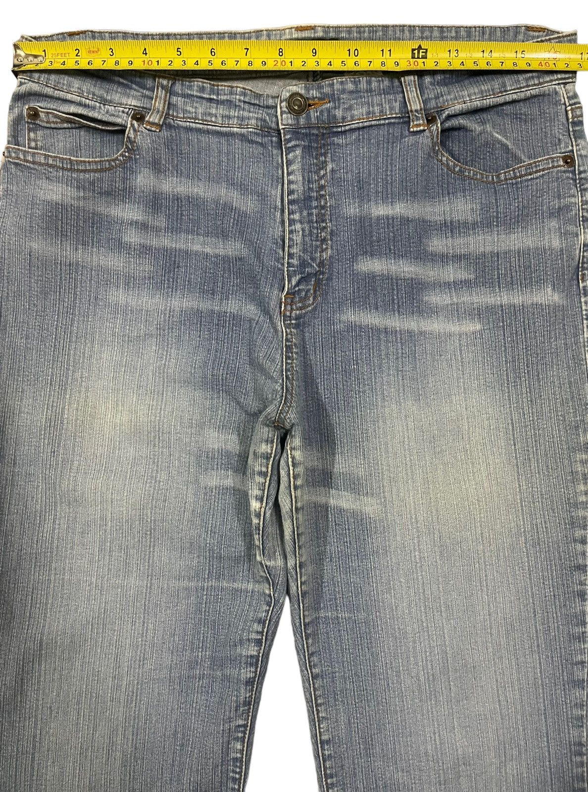 14th Addiction Vintage Japanese Brand Blue Wash Style Bootcut Jeans Size US 33 - 9 Thumbnail
