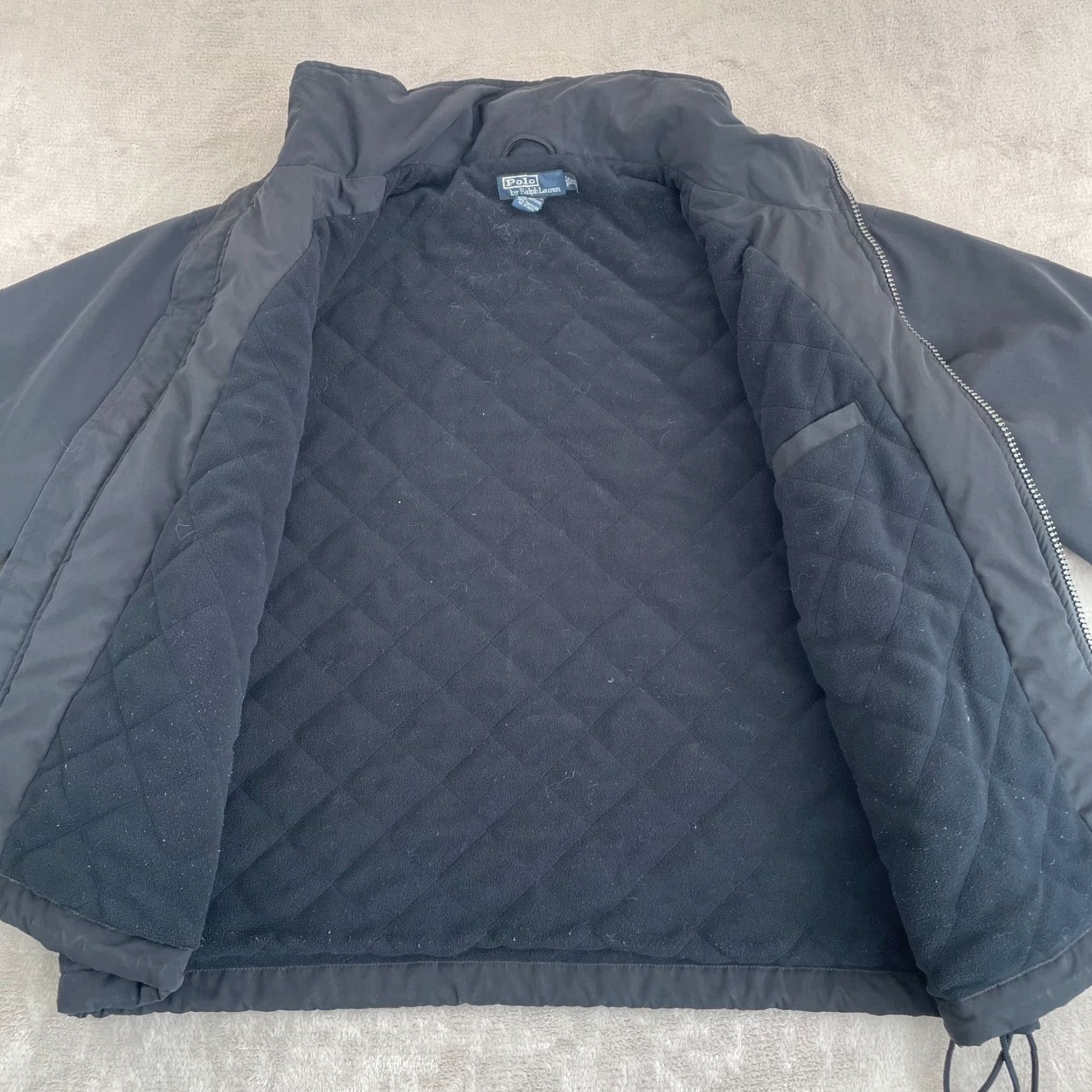 Ralph Lauren VINTAGE Ralph Lauren Polo Insulated Windbreaker Jacket Men 2XL Black Zip Away Hood Size US XXL / EU 58 / 5 - 5 Thumbnail