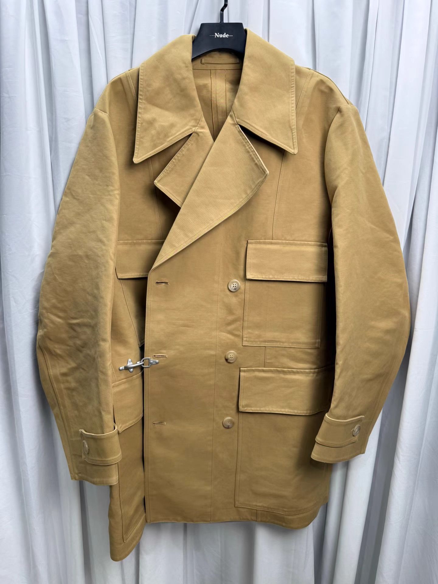 Hed Mayner Hed Mayner Oversized Airplane Buckle Four-Pocket Coat K20 Size US S / EU 44-46 / 1 - 3 Thumbnail