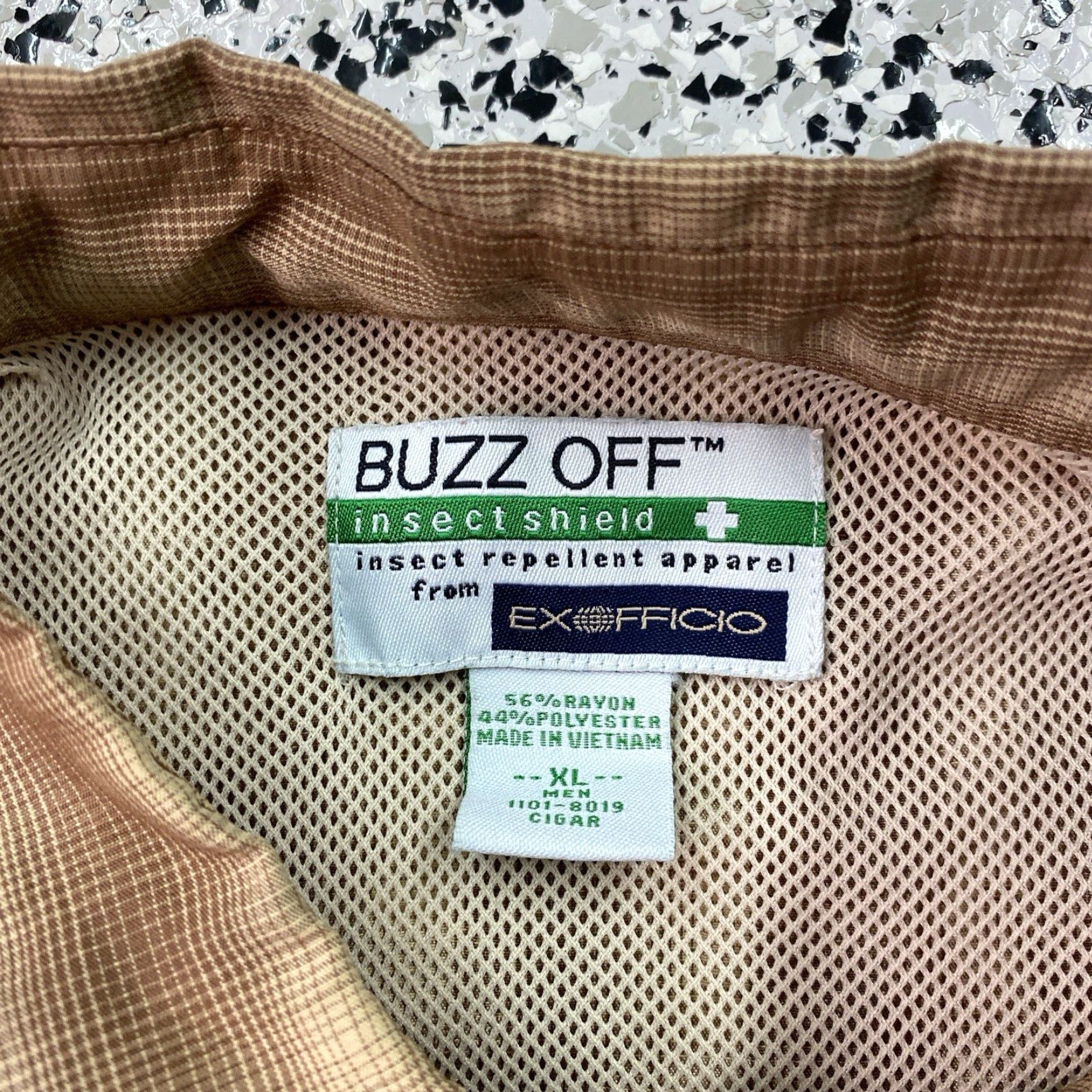 ExOfficio ExOfficio Buzz Off Insect Shield Mens Long Sleeve Shirt Fishing Beige XL Shirt Size US XL / EU 56 / 4 - 2 Thumbnail